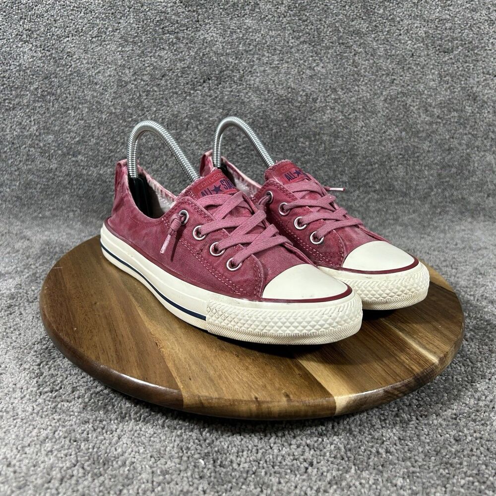 Converse Chuck Taylor All Star Shoreline Women’s Size 8 Berry Pink Shoes Used